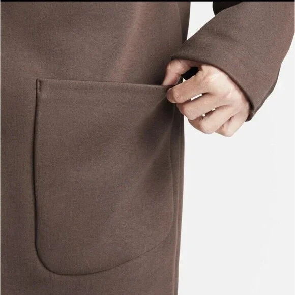Nike Men's Medium Tech Fleece Reimagined Men's Trench Coat Brown FN0601-237 New